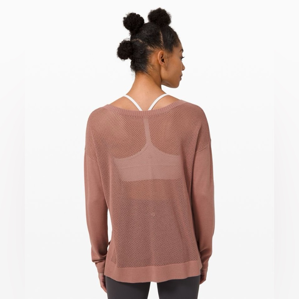 Lululemon - “Well Being” Sweater - Pink - Size 8